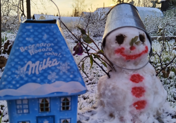 В Пермском крае жители публикуют фотографии снеговиков