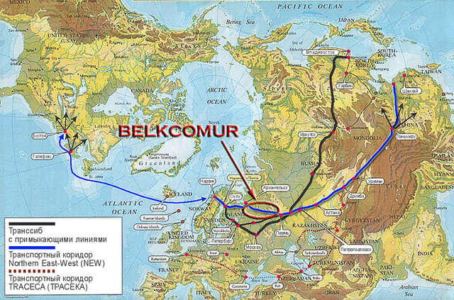 Транспортный коридор запад восток