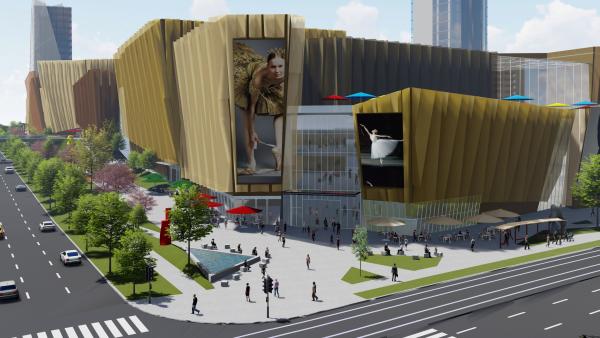 В будущем торговом центре на эспланаде откроется детский развлекательный центр «Фанки Таун»