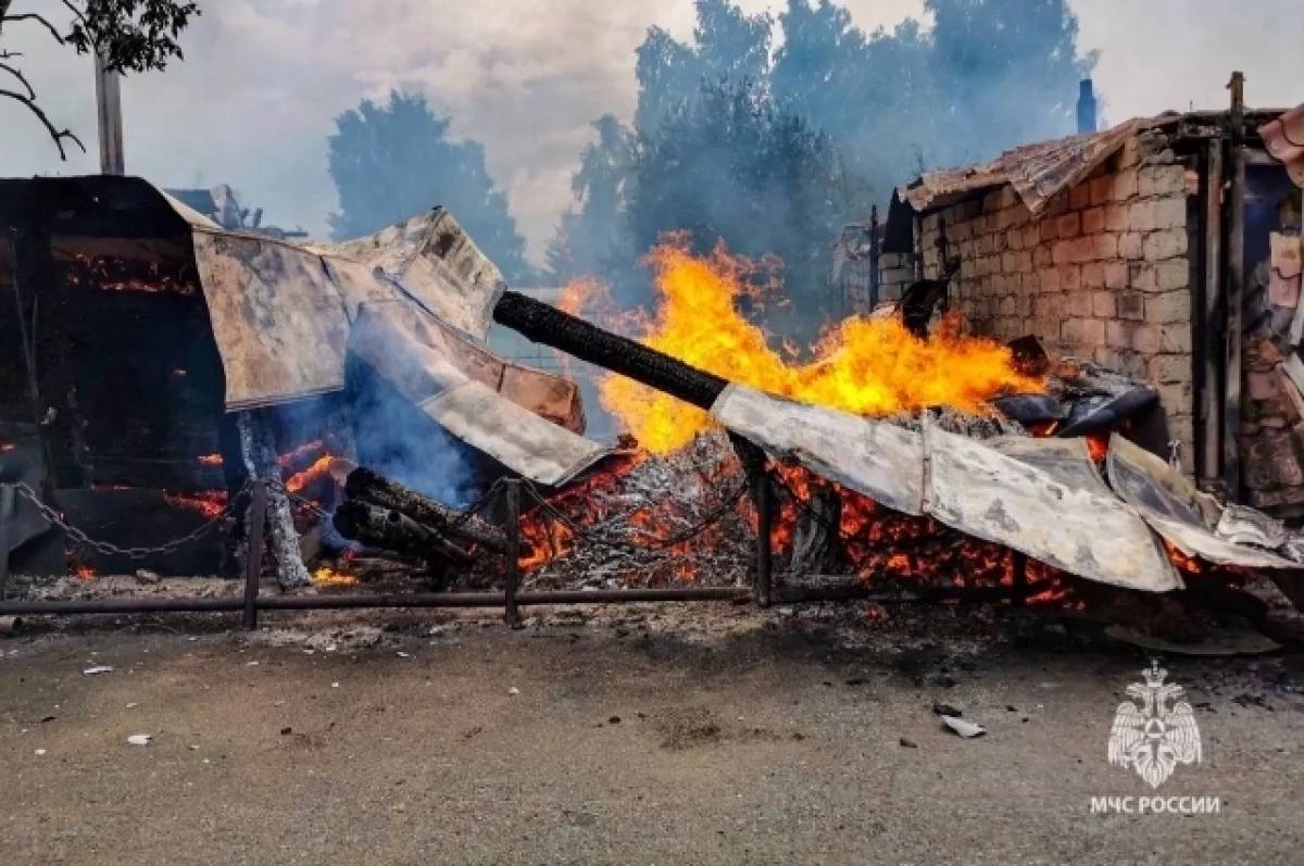 В Пермском крае на пожарах за сутки погибли два человека 